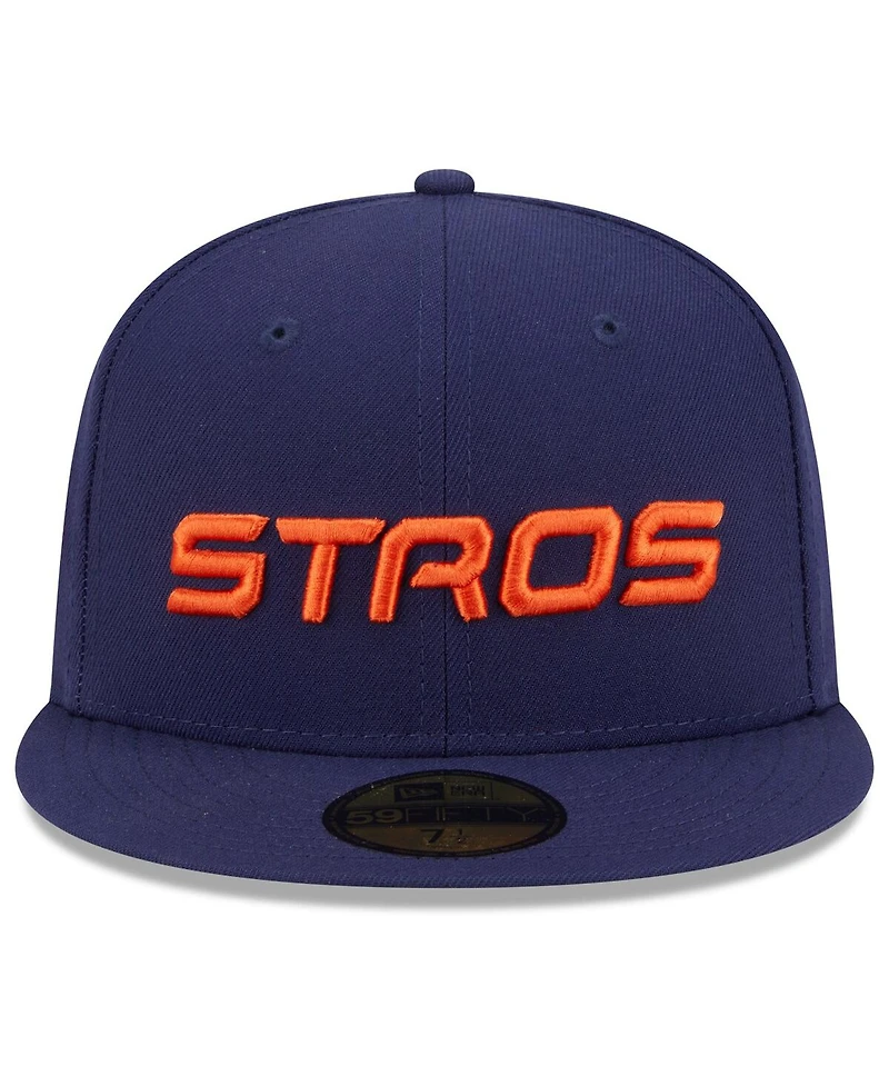 New Era Men's Navy Houston Astros 2025 City Connect Fan Pack 59FIFTY Fitted Hat