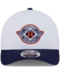 New Era Men's White/Navy Houston Astros 2025 City Connect Batting Practice 9FORTY Adjustable Hat