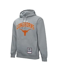 Mitchell & Ness Men's Heather Gray Texas Longhorns Classic Arch Pullover Hoodie