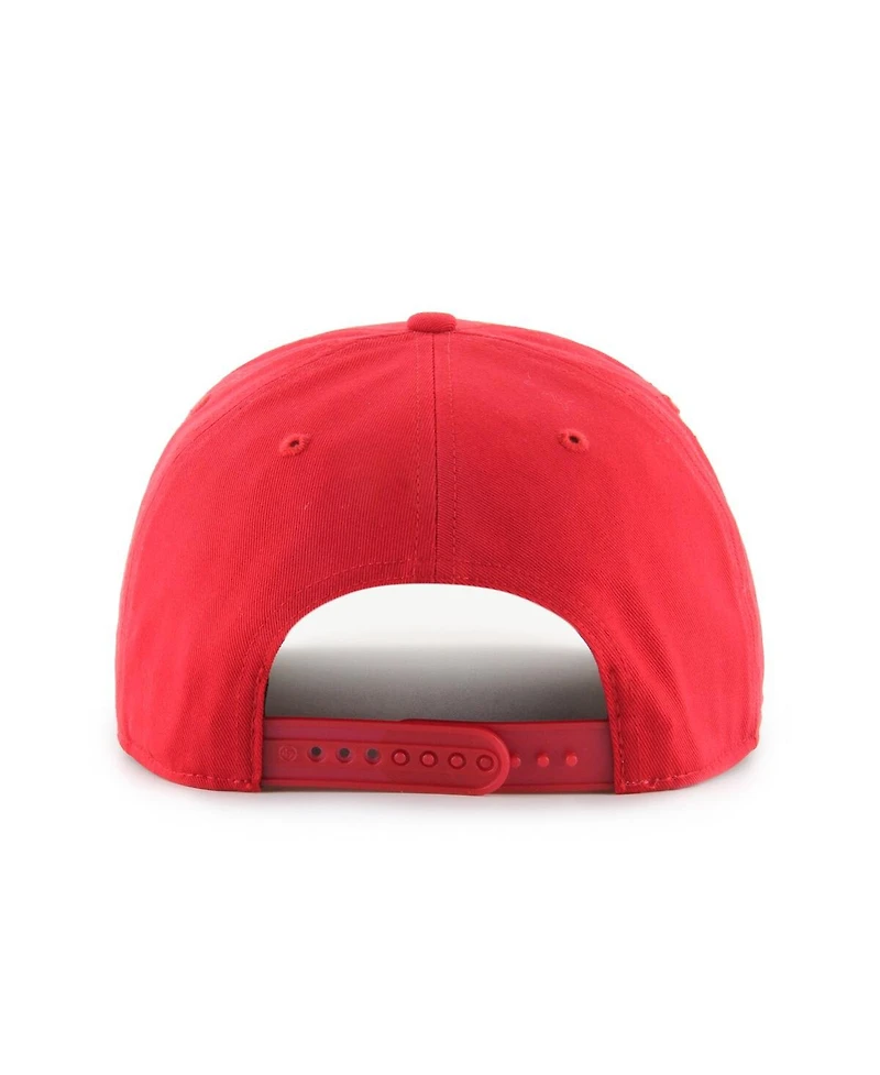 '47 Brand Men's Red Nc State Wolfpack Flip Script Hitch Adjustable Hat