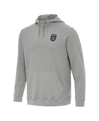 Antigua Men's Heather Gray San Diego Fc Cloud Pullover Hoodie