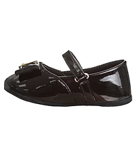 Laura Ashley Little and Big Girls Hook Loop Dress Shoe