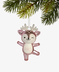Holiday Lane Baby's First Pink Deer Ornament, Exclusively at Macy's