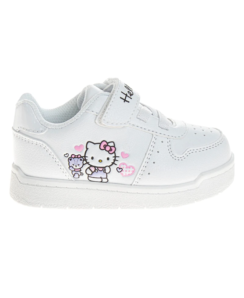 Hello Kitty Toddler Girls Hook and Loop Sneakers