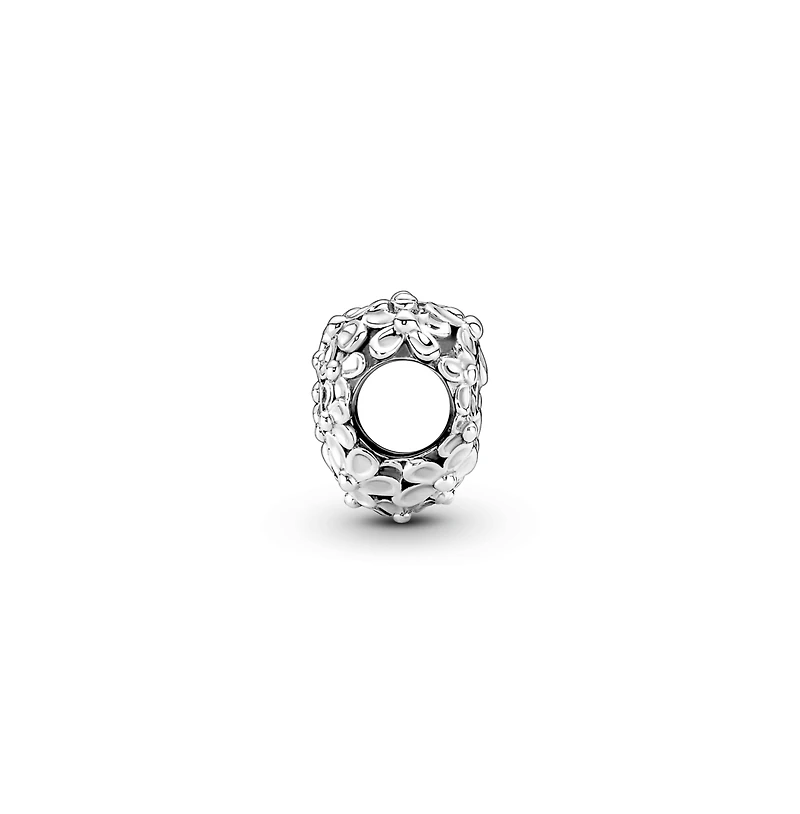 Pandora Sterling Silver Mom Daisy Heart Charms