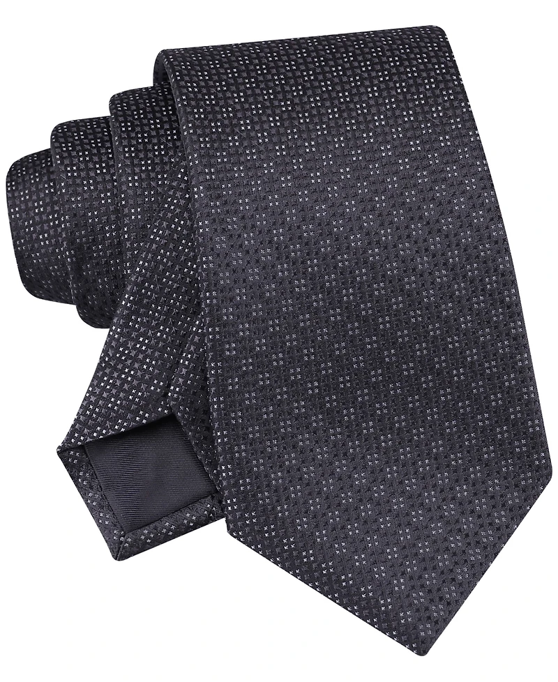 Calvin Klein Men's Ramos Textured Geo-Pattern Tie