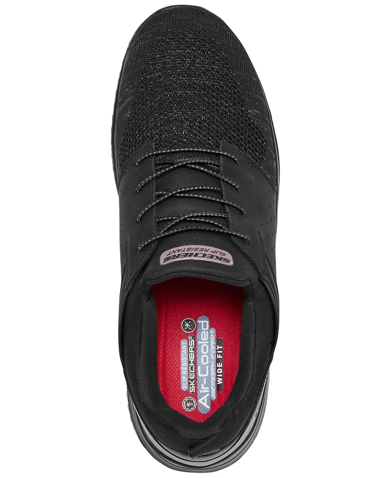 Skechers Men's Work Slip-Resistant: Delson 3.0 - Oteron Wide-Width Casual Sneakers from Finish Line
