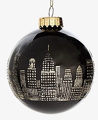 Holiday Lane New York City Skyline On Black Ornament, Exclusively at Macy's