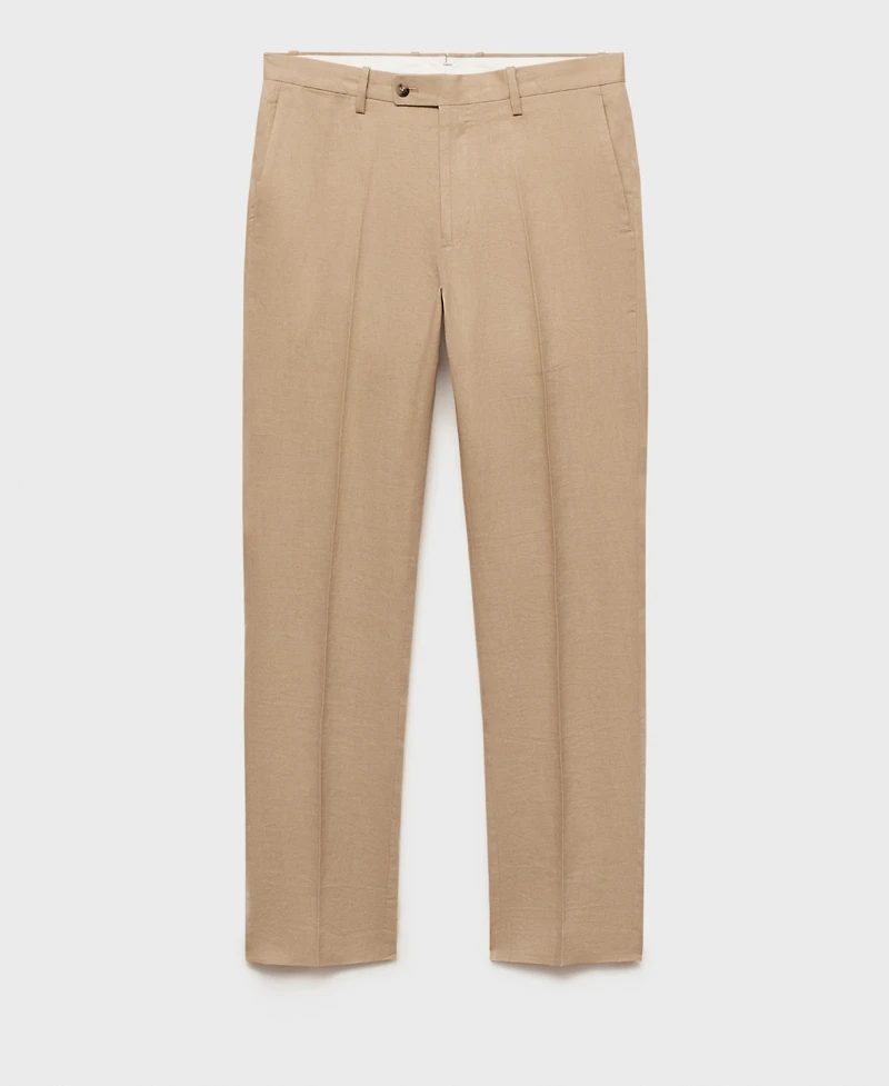 Mango Men's Linen Slim-Fit Suit Pants