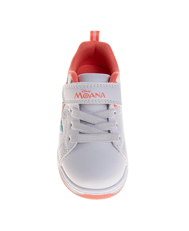 Disney Toddler Girls Moana Hook and Loop Sneakers