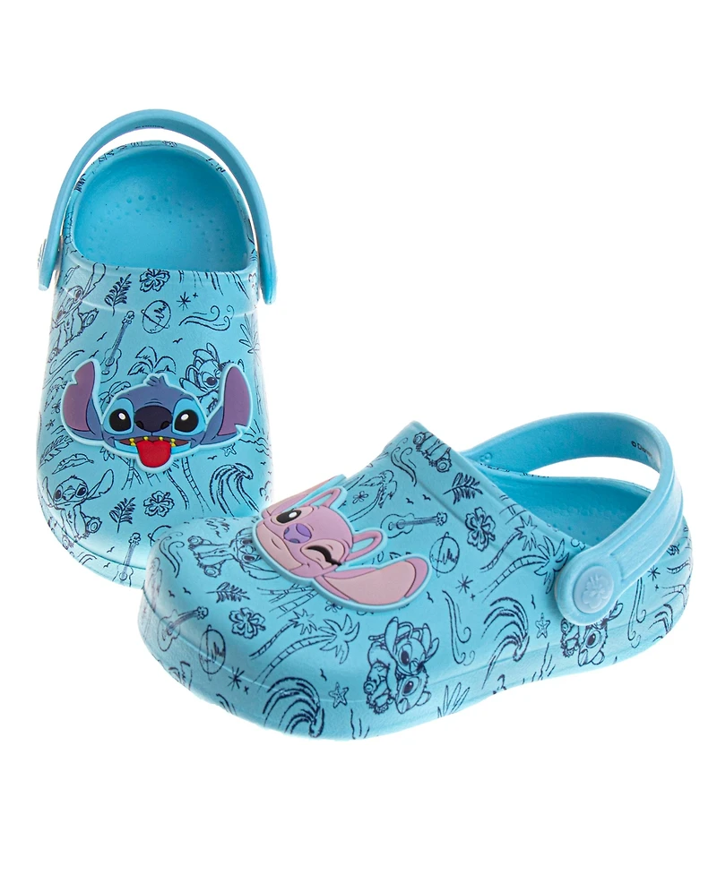 Disney Toddler Girls Stitch Angel Dual Sizes Clogs