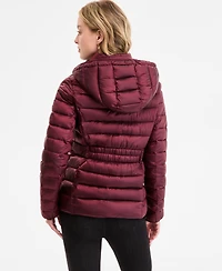 Michael Kors Women's Hooded Shine Packable Puffer Coat, Exclusively at Macy's