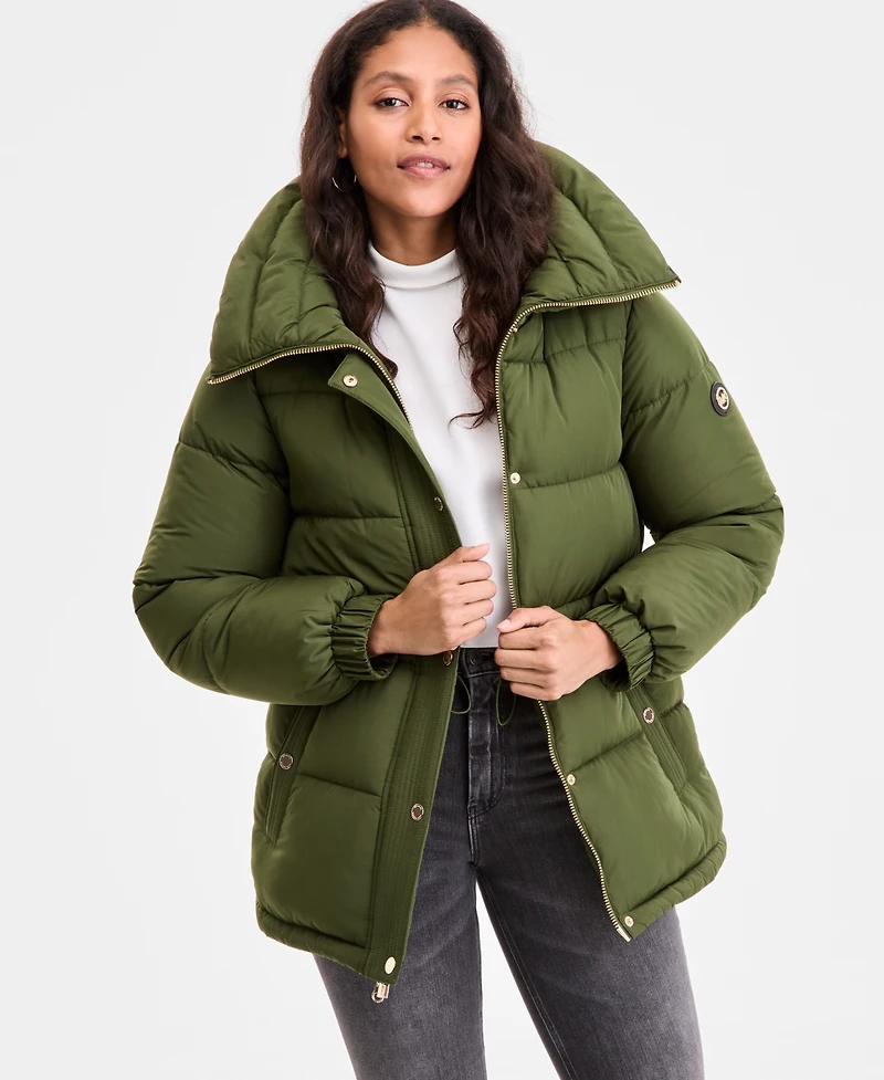 Michael Kors Women's Hooded Anorak Puffer Coat, Exclusively at Macy's