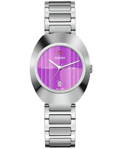 Rado Women's Swiss Automatic DiaStar Original Stainless Steel Bracelet Watch 30mm