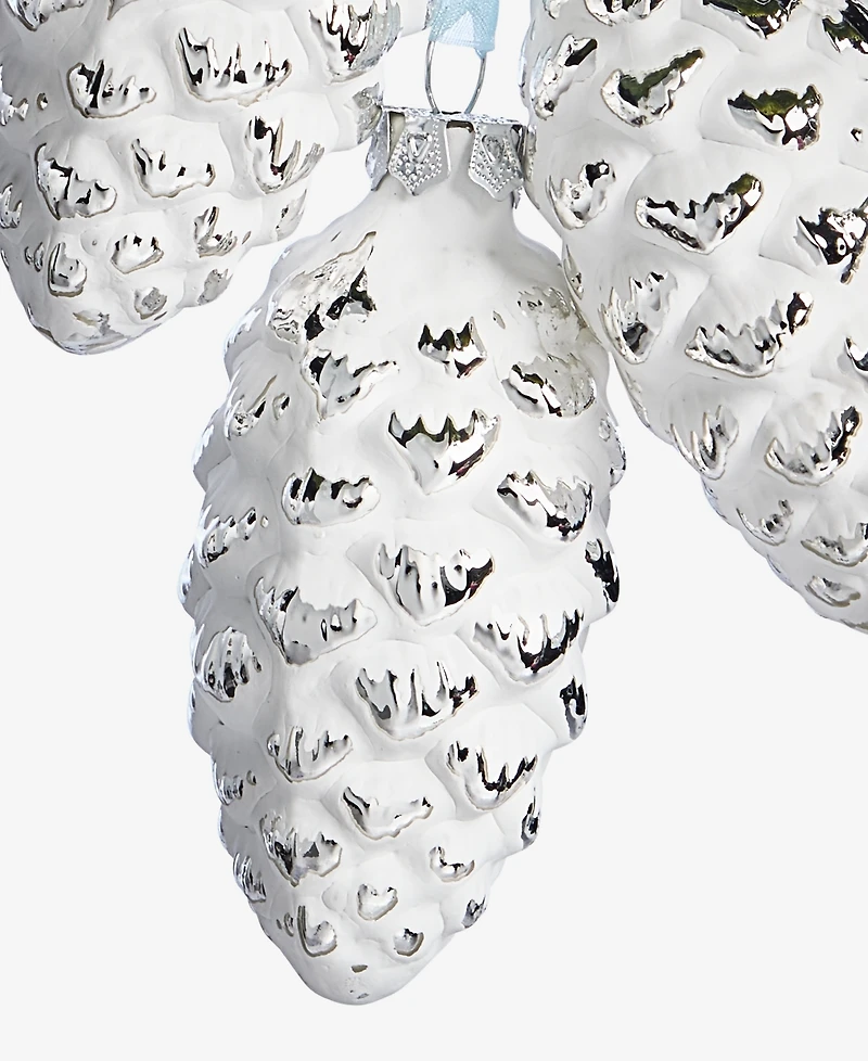 Holiday Lane Nordic Wonderland Pinecone Cluster Ornament, Macy's Exclusive