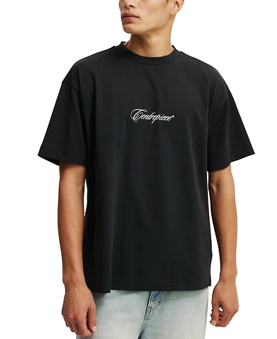 Cotton On Men's Box Fit Text T-Shirt