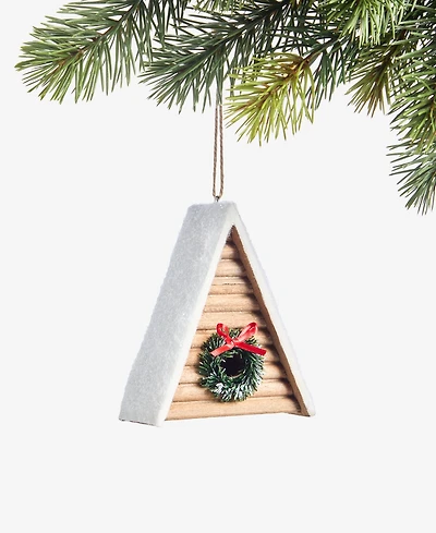 Holiday Lane Nordic Wonderland Birdhouse Ornament, Macy's Exclusive