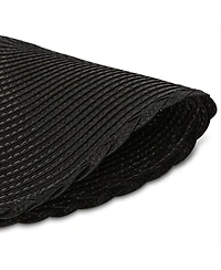 Dainty Home Braided 15" Round Woven Placemats Set of 6 - Durable, Reversible & Non-Slip Table Mats