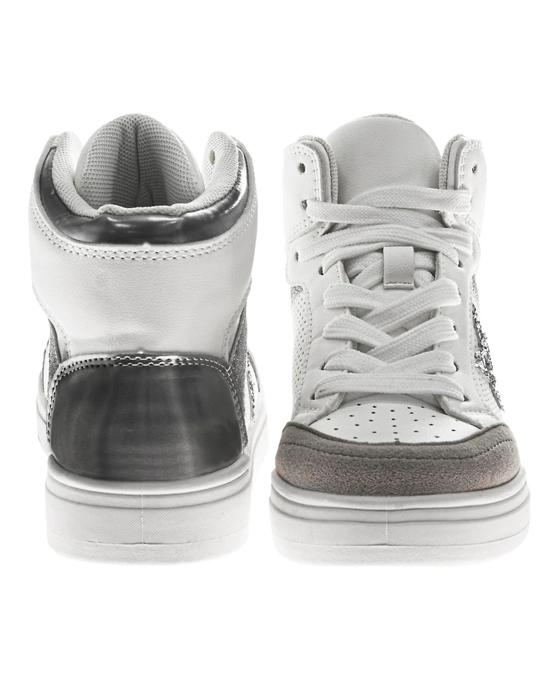Kensie Girl Little and Big Girls High Top Sneakers