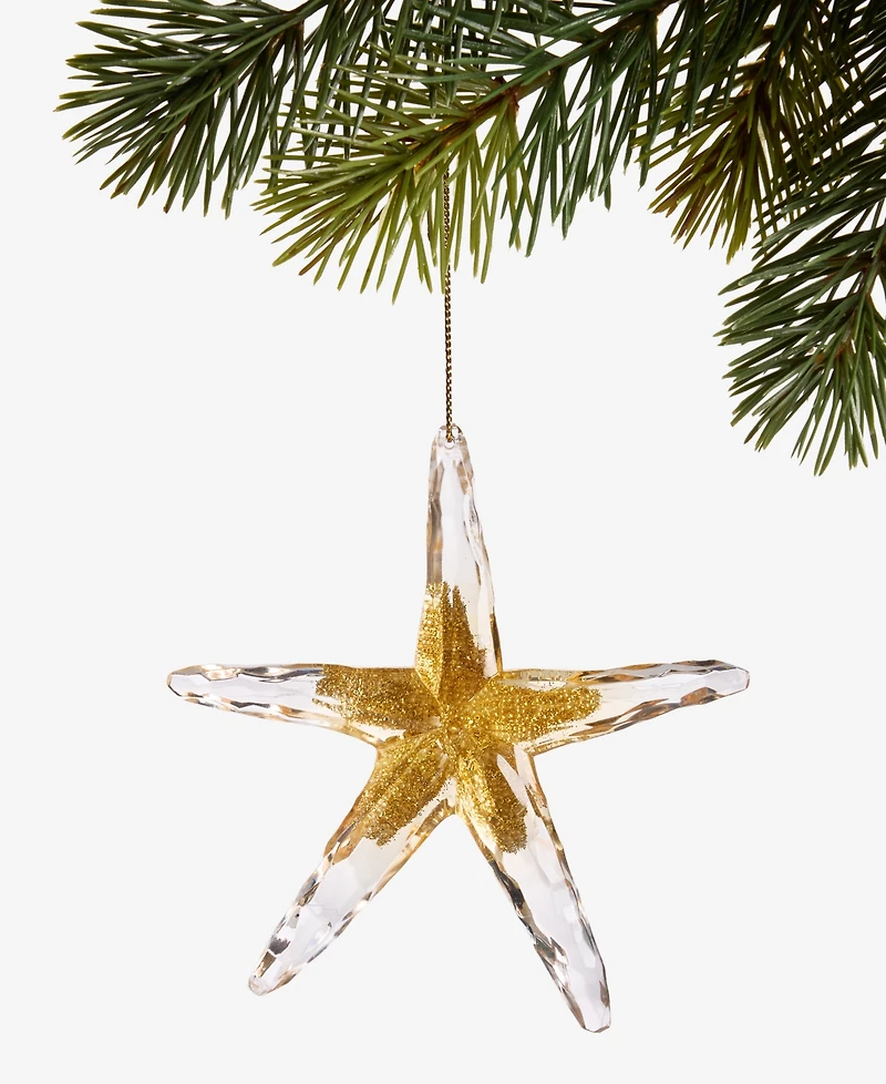 Holiday Lane Seaside Starfish Embellished Ornament, Macy's Exclusive