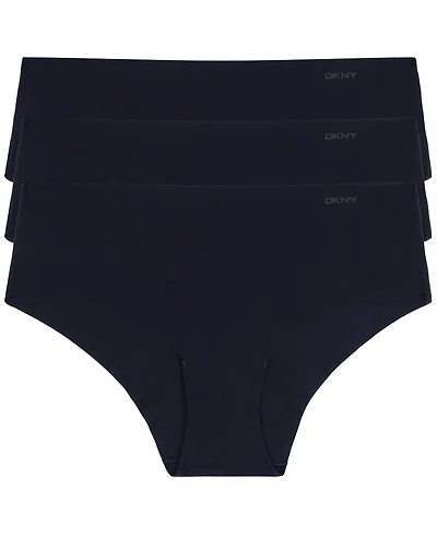 Dkny Women's Litewear Cut Anywear Hipster Underwear 3 Pack