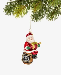 Holiday Lane Spirits Santa With Wine Ornament, Macy's Exclusive