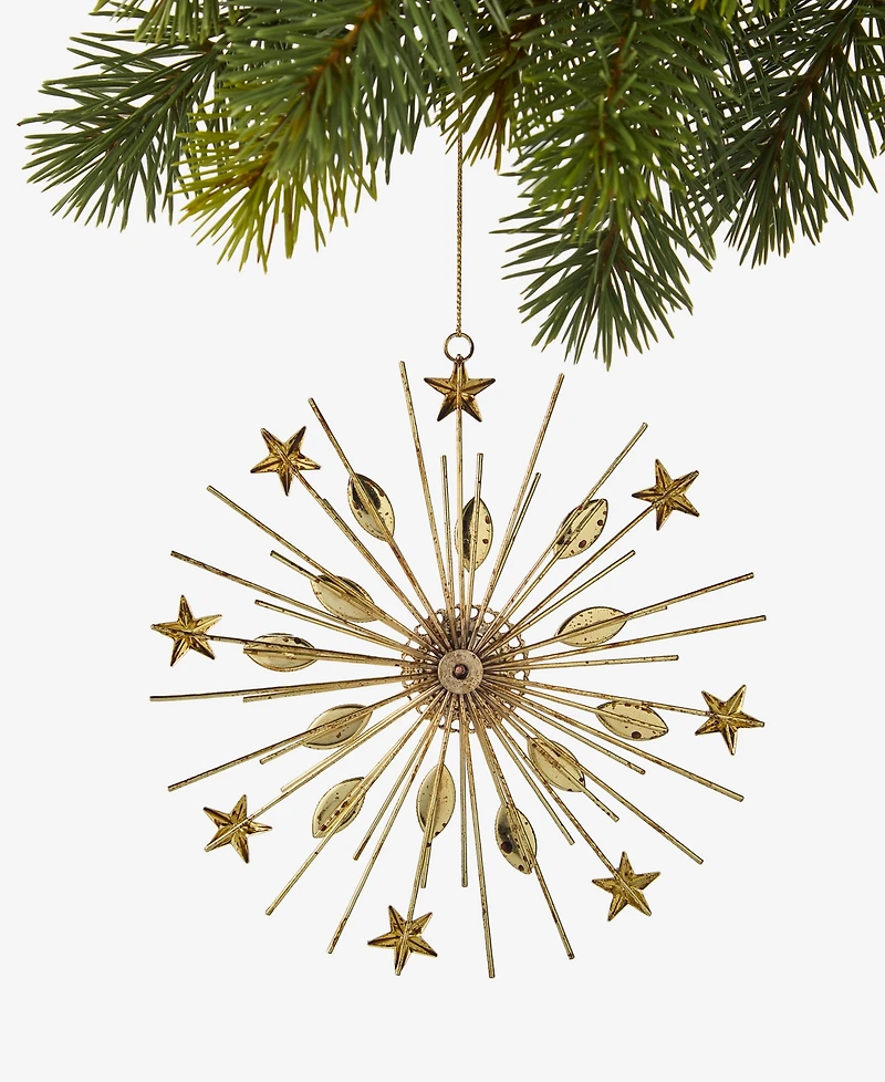 Holiday Lane Berry Tones Gem Snowflake Ornament, Macy's Exclusive