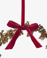 Holiday Lane Berry Tones Gold-Tone Wreath Ornament, Macy's Exclusive