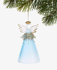 Holiday Lane Blessed Glass Ombre Angel Ornament, Macy's Exclusive