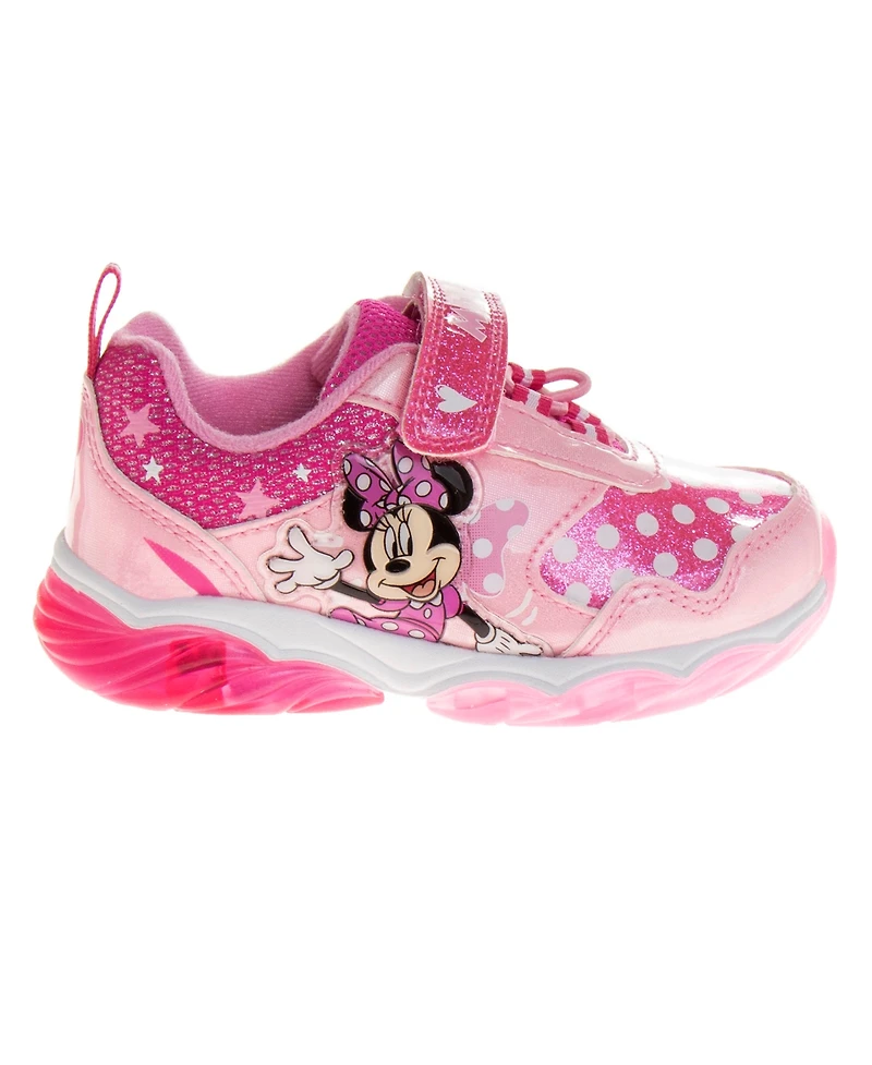 Disney Toddler Girls Hook and Loop Sneakers