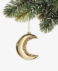 Holiday Lane Enchanted Forest Glass Moon Ornament, Macy's Exclusive
