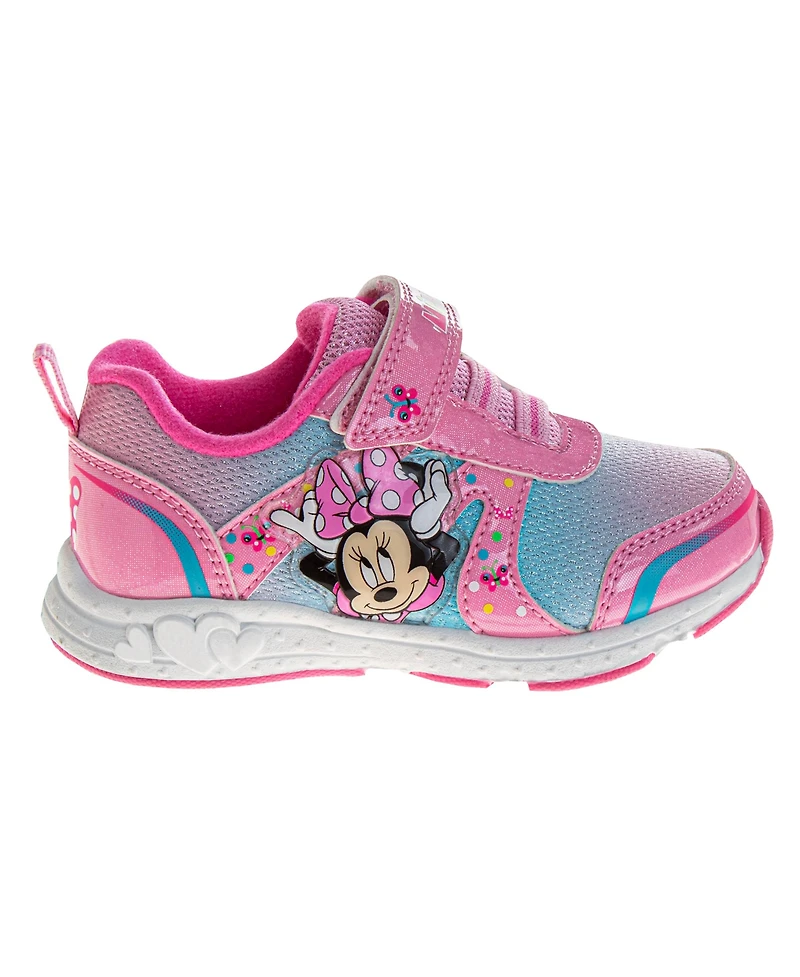 Disney Toddler Girls Minnie Mouse Light Up Sneakers