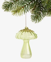 Holiday Lane Enchanted Forest Glass Mushroom Ornament, Macy's Exclusive