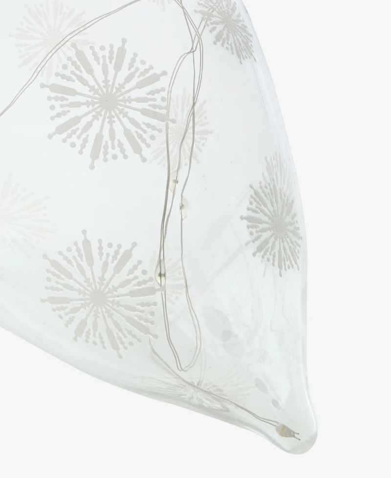 Holiday Lane Iced Delight Light Up Snowflake Finial Ornament, Macy's Exclusive