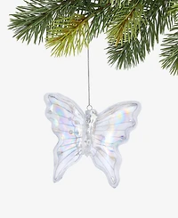 Holiday Lane Enchanted Forest Glass Butterfly Embellished Ornament, Macy's Exclusive