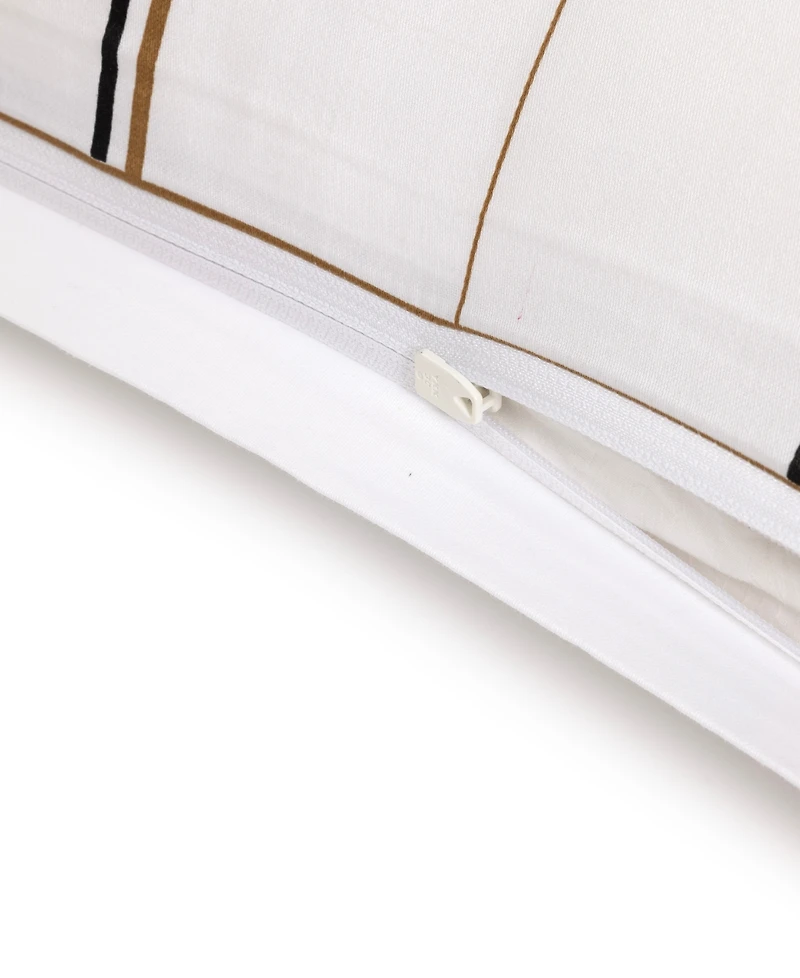 Closeout! Boss Home by Hugo Boss Check Cotton Sateen Sham Pair, Standard