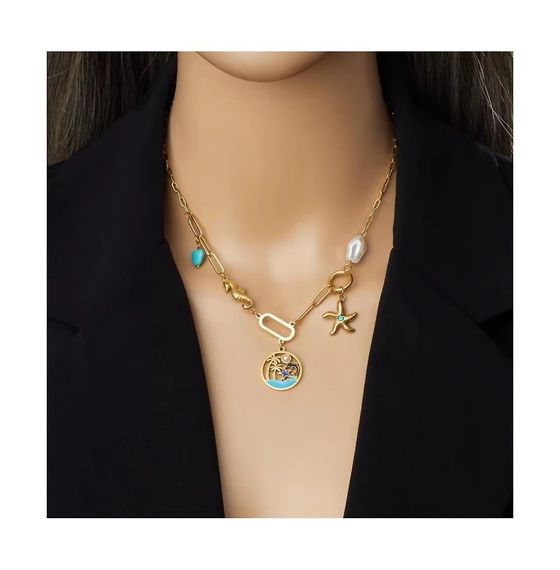 Seaside Charm Turquoise Necklace