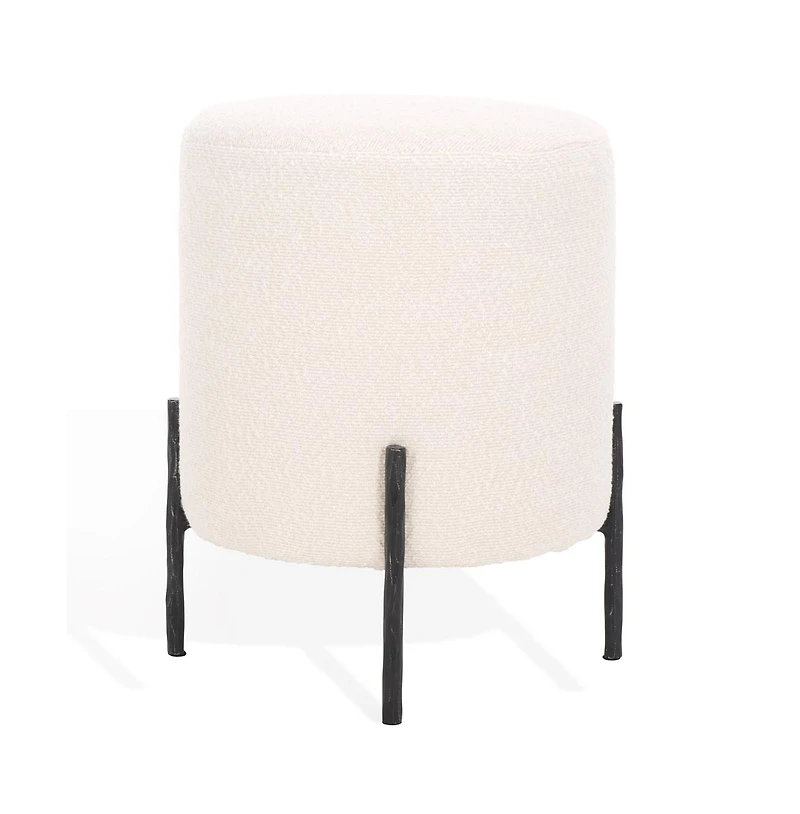 Jessa Round Boucle Ottoman