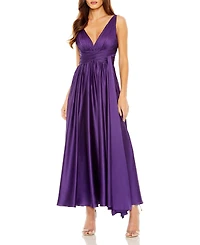 Mac Duggal Women's Ruched Top Halter Gown