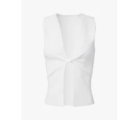 WeWoreWhat Women's Twist Front Flyaway Tank