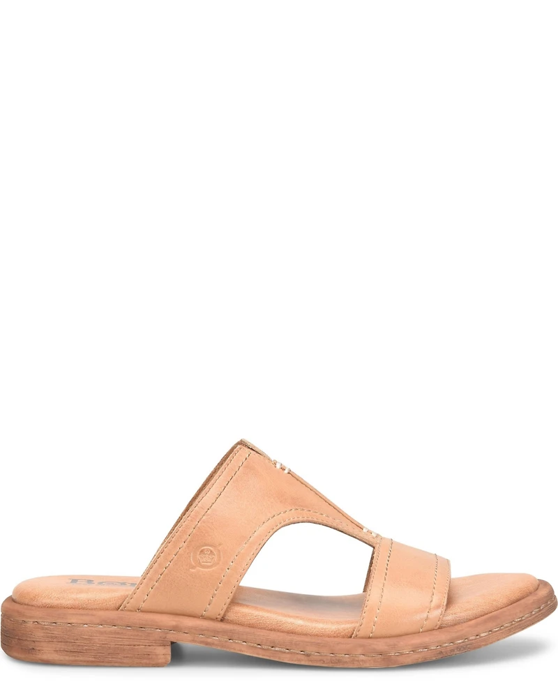 Born Women's Remo Round Toe Flat Sandals