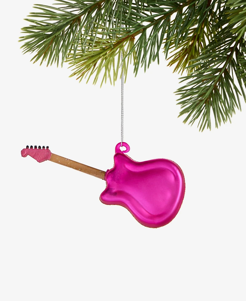 Holiday Lane Eclectic Charm Glass Guitar Ornament, Macy's Exclusive