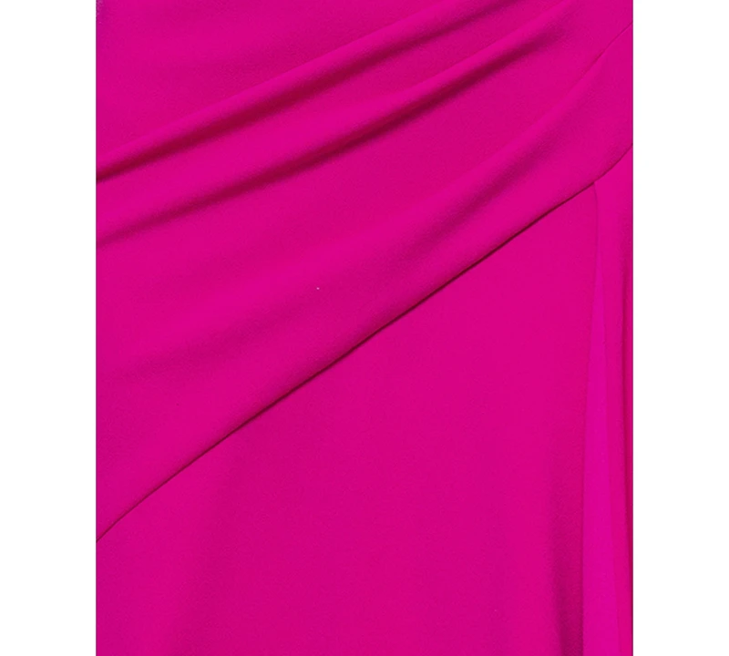 Betsy & Adam Petite Sleeveless Scoop-Neck Ruffle Dress