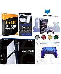 Sony PlayStation 5 Pro with Extra Controller, Dual Charging Dock and MightySkins Decal Voucher Plus 1 Year Cps Extended Warranty