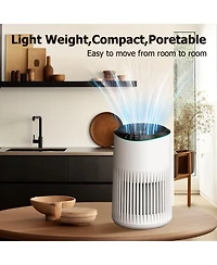 Chivalz Hepa Air Purifier for Bedroom Home, With Essential Oil Diffuser, Sleep Mode