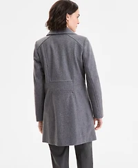 Anne Klein Women's Double-Breasted Peacoat, Exclusively at Macy's
