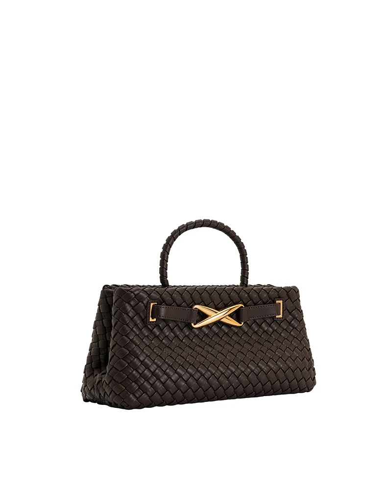 Jw Pei Elora Small Woven Tote Bag