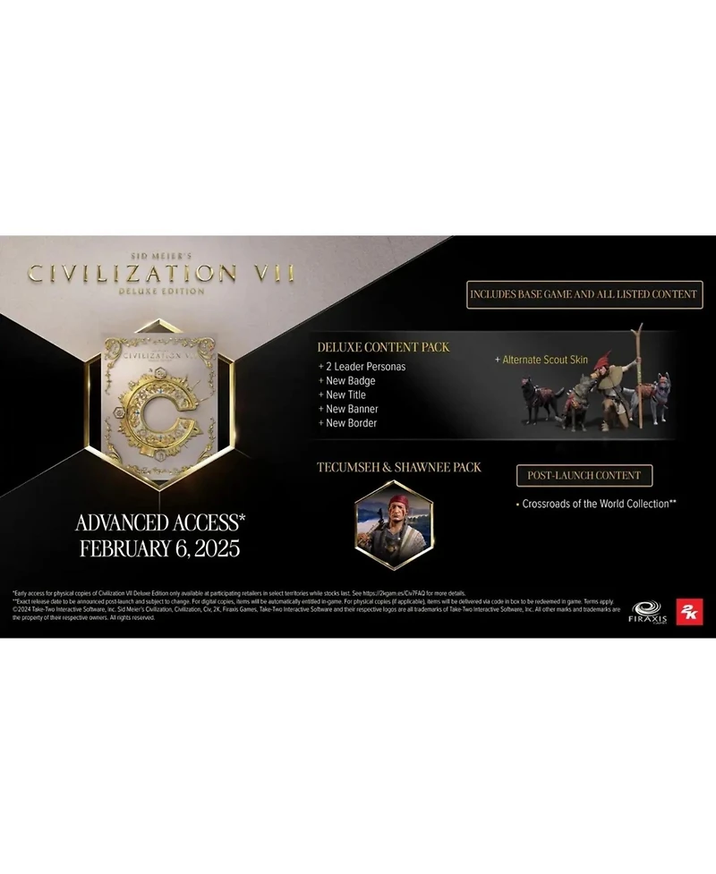 Sid Meier's Civilization Vii Deluxe Edition for Nintendo Switch