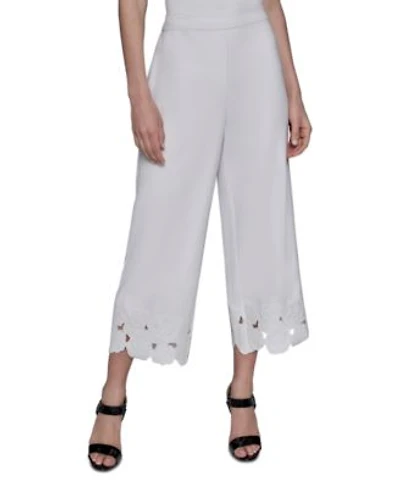 Karl Lagerfeld Paris Womens Floral Hem Pull On Pants 2p 16
