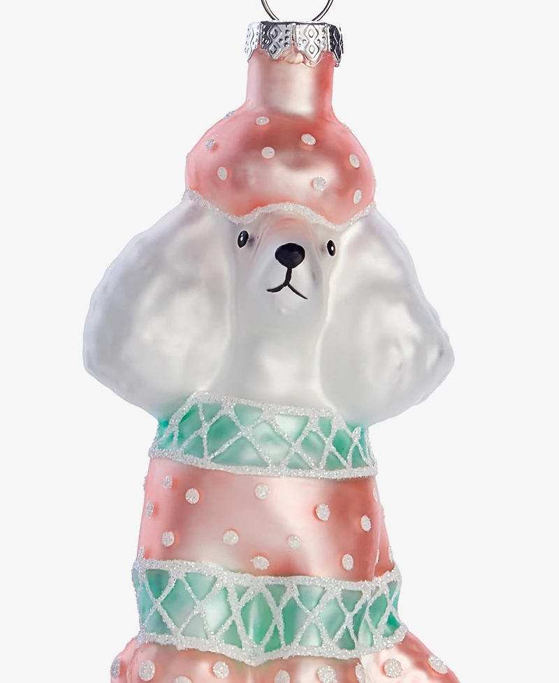 Holiday Lane Pets Glass Poodle Ornament, Macy's Exclusive